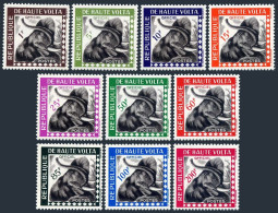 Burkina Faso O1-O10, MNH. Michel D1-D10. OFFICIAL Stamps 1963. Elephant. - Burkina Faso (1984-...)