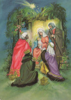 Virgen Mary Madonna Baby JESUS Christmas Religion Vintage Postcard CPSM #PBB832.A - Jungfräuliche Marie Und Madona