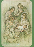 Vergine Maria Madonna Gesù Bambino Natale Religione Vintage Cartolina CPSM #PBB714.A - Virgen Mary & Madonnas