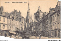 ABDP3-22-0201 - GUINGAMP - La Rue Notre Dame Et La Pompe - Guingamp