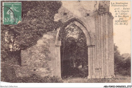 ABDP2-22-0106 - GOUAREC - Les Ruines De La Chapelle De L'Abbaye Du Bon Repas - Gouarec