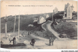 ABDP11-22-0948 - PERROS GUIREC - La Pointe Du Chateau Et Le Calvaire A Trestrignel - Perros-Guirec