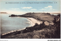 ABDP10-22-0895 - PERROS GUIREC - La Plage De Trestrignel Et La Pointe Du Chateau - Perros-Guirec