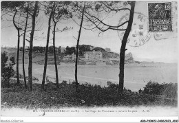 ABDP10-22-0848 - PERROS GUIREC - La Plage De Trestraou A Travers Les Pins - Perros-Guirec