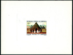 Cameroun 533 Proof Sheet, MNH. Michel A679. Traditional Architecture, 1972. - Kamerun (1960-...)