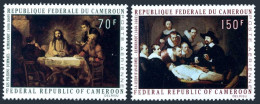 Cameroun C154-C155,hinged.Michel 631-632. Paintings By Rembrandt,1970. - Cameroon (1960-...)