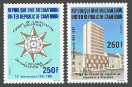 Cameroun 726-727,MNH.Michel 997-998. Customs Cooperation Council,39th Ann.1983. - Camerún (1960-...)