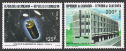 Cameroun 776-777,MNH.Michel 1077-1078.INTELSAT Organization,20,1985.Satellite, - Cameroun (1960-...)