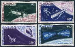 Cameroun C59-C62,MNH.Michel 449-452. Man's Conquest Of Space,1966. - Kameroen (1960-...)