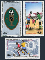 Cameroun 538-540,MNH.Michel 685-687. African Soccer Cup,Yaounde-1972. - Cameroun (1960-...)