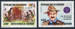 Cameroun 719-720,MNH.Michel 988-989. Scouting Year 1982.Campfire,Baden-Powell. - Cameroun (1960-...)