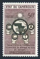 Cameroun 339,MNH.Michel 325. Technical Cooperation In Africa C.C.T.A.1960.Map. - Kameroen (1960-...)