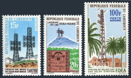 Cameroun 384-385, C46, MNH. Michel 388-390. Telegraph Douala-Yaounde, 1963. - Kamerun (1960-...)