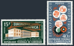 Cameroun 401-402, MNH. Mi 408-409. EUROAFRIQUE 1964. Science, Industry,Education - Cameroun (1960-...)