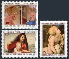 Cameroun C178-C180, MNH. Mi 675-677. Christmas 1971. Fra Angelico, Sarto,Raphael - Kameroen (1960-...)