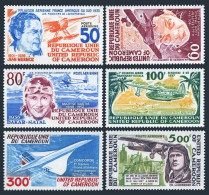 Cameroun C245-C250, MNH. Michel 843-848. Aviation Pioneers, Events. 1977.Mermoz, - Kamerun (1960-...)