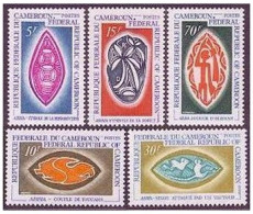 Cameroun 492-496, MNH. Michel 572-576. Art And Folklore From Abbia, 1969. - Kameroen (1960-...)