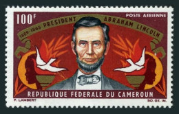 Cameroun C53, MNH. Michel 424. Abraham Lincoln, 1965. Birds. - Kameroen (1960-...)