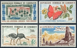 Cameroun C41-C44,MNH.Michel 370-373. 1962.Wasa Reserve.Hotel,Butterfly,Ostriches - Kamerun (1960-...)