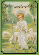 CRISTO SANTO Religione Vintage Cartolina CPSM #PBQ030.A - Gesù