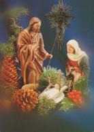 Virgen Mary Madonna Baby JESUS Christmas Religion Vintage Postcard CPSM #PBP997.A - Vierge Marie & Madones