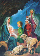 Virgen Mary Madonna Baby JESUS Christmas Religion Vintage Postcard CPSM #PBP982.A - Jungfräuliche Marie Und Madona