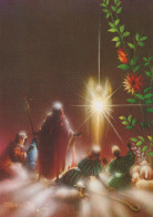 SAINTS Baby JESUS Christianity Religion Vintage Postcard CPSM #PBP912.A - Autres & Non Classés
