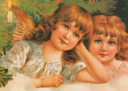 ANGE Noël Vintage Carte Postale CPSM #PBP425.A - Angels