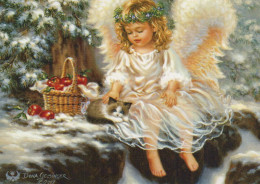 ANGELO Natale Vintage Cartolina CPSM #PBP444.A - Angels