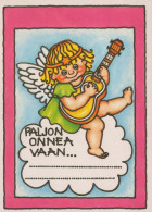 ÁNGEL Navidad Vintage Tarjeta Postal CPSM #PBP273.A - Angels
