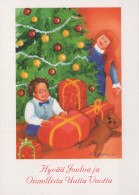 Happy New Year Christmas Children Vintage Postcard CPSM #PBM319.A - Neujahr