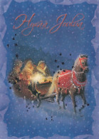 WEIHNACHTSMANN SANTA CLAUS Neujahr Weihnachten GNOME Vintage Ansichtskarte Postkarte CPSM #PBL982.A - Santa Claus
