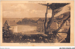 ABDP9-22-0773 - PERROS GUIREC - La Plage  De Trestrignel Et La Pointe Du Chateau - Perros-Guirec