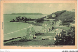 ABDP9-22-0752 - PERROS GUIREC - Trestrignel - La Pointe Du Chateau Et L'Iles Tome - Perros-Guirec