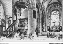 ABDP6-22-0502 - LANNION - Interieur De L'Eglise Saint Jean Du Baly - Lannion