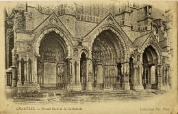 CPA (Eure Et Loir) CHARTRES - Portail Nord De La Cathédrale - Chartres