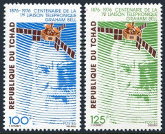 Chad 3009-310, MNH. Mi . Telephone Call By Alexander Graham Bell, 100, 1976. - Chad (1960-...)