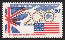 Chad C173, Hinged. Michel 724. American Bicentennial, 1976. Flag. - Tschad (1960-...)