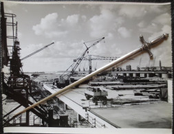 Le Havre - Photo Originale - Travaux : Construction Du Hangar 14 - 1962  - TBE - - Lieux