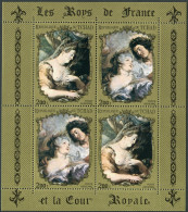 Chad 233G Ab Sheet,MNH.Mi 540-541 Klb. Marie De Medicis,Louis III,by Rubens. - Tchad (1960-...)