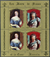 Chad 232K Ab Sheet,MNH. Marie De La Valliere,English;Louis XIV,by French School. - Tsjaad (1960-...)