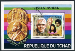 Chad C199,CTO.Michel 768 Bl.67. Nobel Prize,Sir Alexander Fleming,1976. - Tsjaad (1960-...)