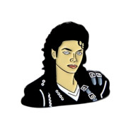 Pin's NEUF En Métal Pins - Michael Jackson King Of Pop - Muziek