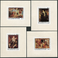 Chad 349-352 Deluxe Sheets,MNH.Mi A835-A838. Peter Paul Rubens,paintings 1978. - Chad (1960-...)