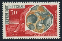 Chad 133,MNH.Mi 162. Yves Coppens' Discovery Of Lake Chad Man,1966.Chadanthropus - Tchad (1960-...)