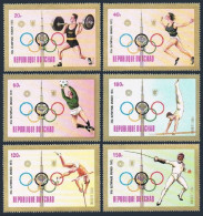 Chad 268-C137,MNH.Michel 582-587. Olympics Munich-1972.TV Tower.Fencing,Gymnast, - Tsjaad (1960-...)