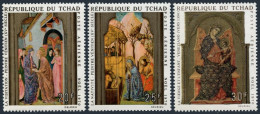 Chad C71-C73, Hinged. Mi 338-340. Christmas 1970. Venetian School 15th Century. - Tchad (1960-...)