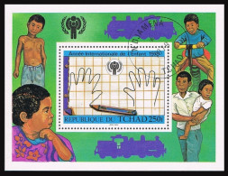 Chad 378,CTO.Michel 860 Bl.76. Year Of Child IYC-1979. - Chad (1960-...)