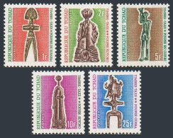 Chad J35-J39, MNH. Michel P35-P38. Due Stamps 1969. Dolls. - Tschad (1960-...)