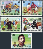 Chad 341-345,346, MNH. Michel 811-815, Bl.70. World Soccer Cup Argentina-1978. - Tchad (1960-...)